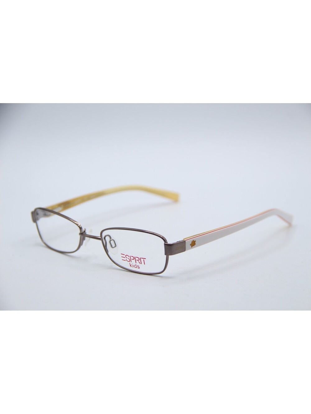 Esprit Et17374 Color-535 Brown White Yellow Authentic Eyeglasses 45-16-125